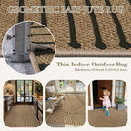 Lahome Neutral 3x5 Outdoor Rug - Image 3