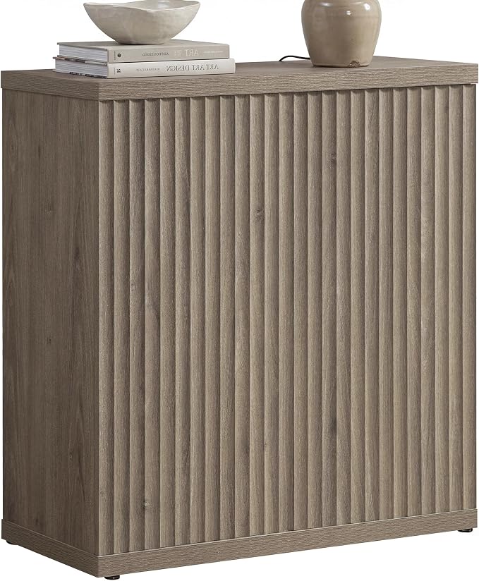 SICOTAS Buffet Cabinet with Storage Accent Sideboard Modern Credenza with Doors by SICOTAS