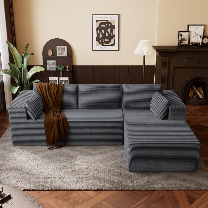 106" Cloud Sectional Boneless Couches - Image 8