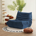 N&V Mid Century Armless Floor Sofa, Soft Premium Corduroy Floor Lounge Chair by NV