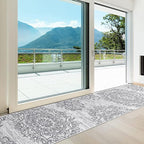 HEBE Hallway Runner Rug 2'x10', Washable Non Slip Kitchen Rug Runner | Soft - Image 5