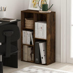 Furinno LUDER Book Shelf, 5-Cube Bookshelf, Open Storage Shelf Bookcase - Image 2