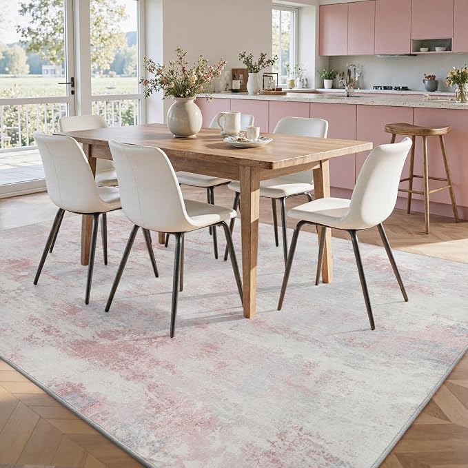 5x7 Ft Area Rugs for Living Room, Soft Non-Slip Washable Rugs Modern Abstract - Image 9