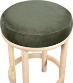 Meridian Furniture 976Green-C Monette Collection Art Deco Counter Stool - Image 5