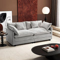 Ihanherry Cloud Sofa 77 Inch Loveseat, Modern Sectional Couch, 2-Seats Sofa by iHanHerry