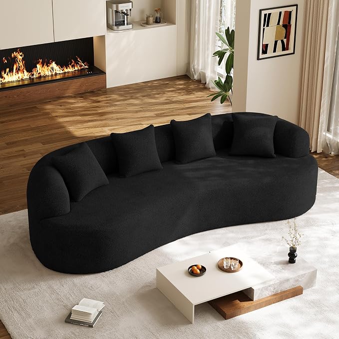Oversized Sectional Sofa for Living Room, Modern Luxury Plush Chenille 4-Seater by DAMAIFROMFURNITURE