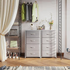 ODK Dresser for Bedroom with 4 Storage Drawers, Small Dresser Chest of Fabric - Image 4