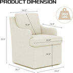 VKNOW Upholstered Dining Chairs Set of 2, Modern Kitchen Chairs Dinner Chairs - Image 2