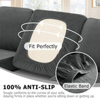 Arfntevss Sectional Couch Covers L Shape Couch Cushion Covers Slipcovers Fitted - Image 4