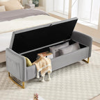 65" End of Bed Storage Bench, Storage Bench - Image 3