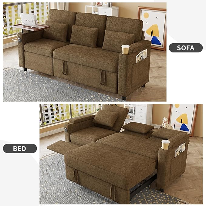 Sleeper Sofas Convertible Couches Reclining Sectional, Oversized Convertible - Image 7