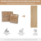 Hausattire Jute Braided Runner Rug, 2x6 ft | 100% natural jute, hand woven - Image 5