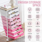 Rolling Cart with Drawers, Craft Storage, Teacher Cart, Storage Cart on Wheels - Image 5