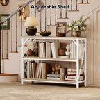 Homeiju Entry Table 40" Width, 3-Tier Entryway Table - Image 7