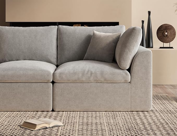 ohllob Oversized Cloud Couches for Living Room, Boneless Sectional Couch - Image 5