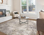 UERMEI Square Area Rugs : Washable 8x8 Neutral Modern Abstract Carpet - Image 9