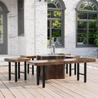 H Bench Legs 16 Inch Metal Coffee End Table Legs - Image 4