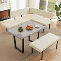 HIPIHOM 3-Piece Corner Dining Table Set by HIPIHOM