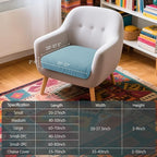 Hokway Stretch Couch Cushion Slipcovers Reversible Cushion Protector Slipcovers - Image 3