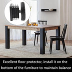 8Pcs Adjustable Leveling Feet, Square Insert Kit, Furniture Glide Leveler - Image 5