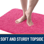 OLANLY Dog Door Mat for Muddy Paws 47x24, Super Absorbent Chenille Mud Mat | - Image 4