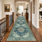 RELEANY Washable Area Rug, Runner 3'x12', Water Repellent, Pet Friendly by RELEANY