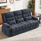 BOSMILLER Reclining Sofa with Cup Holders by Bosmiller