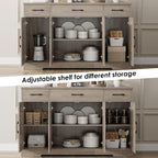 HOSTACK Buffet Sideboard Cabinet - Image 7