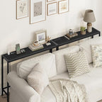 MAHANCRIS Console Table, 2 Pack Narrow Sofa Table, 43.3” Entrance Table - Image 9