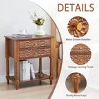Nightstand, Farmhouse Bedside Table - Image 6