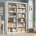Rresyet 71.8" L *47.2“W Wooden Bookcase and Bookshelf – Extra Large Bookshelf - Image 3