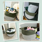 INDRSSME Large Laundry Storage Basket, 21.7 x13. 8 - Image 4