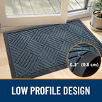 OLANLY Front Door Mat Outside Entrance 47x23, Waterproof Heavy-Duty Doormat | - Image 5