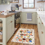 Blush Floral Entry Rug Small Door Mat 24x17 Inch - Image 7