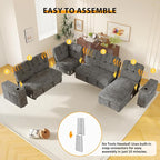 Modular Sectional Sleeper Sofa - Image 7