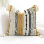 Yellow Mustard Decorative Throw Pillow Cover 18x18 Square Boho Accent - Image 6