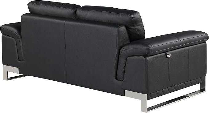 Blackjack Furniture Weston Collection Genuine Italian Leather Living Room Chair - Image 7