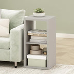 Furinno Cubicle Open Back Decorative Cube Storage Organizer, Light Grey - Image 2