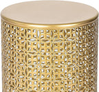 Homebeez Modern Nesting Tables Set of 2, Round Metal End Table, Accent Side - Image 6