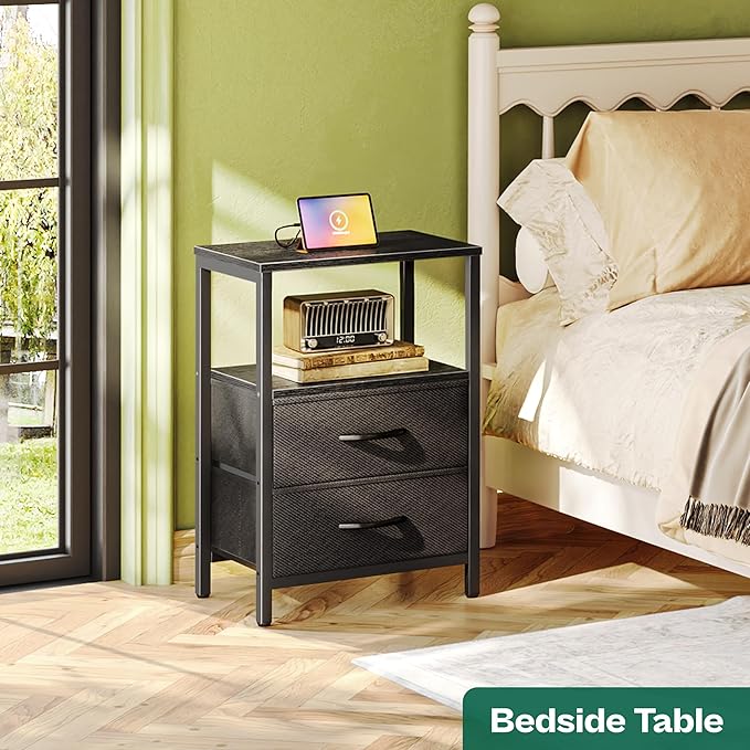 Huuger Nightstands Set of 2, End Tables - Image 2