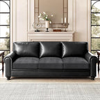ANARACHON Leather Look Couch Cushion Covers Sofa Seat Slipcovers Sets Couches - Image 2