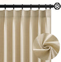 Pinch Pleated 92 Inch Curtains 2 Panels by Topfinel