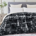 60x80 Inches Ultra-Soft Fuzzy Faux Fur Plush Twin Size Blanket by Serenhom