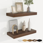 fuqing Floating Shelves for Wall, Wall Mounted Wood Floating Shelf by Fuqing