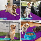OLANLY Dog Door Mat for Muddy Paws 47x20, Super Absorbent Chenille Mud Mat | - Image 7