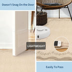 GarveeHome 3x5 Scalloped Washable Area Rug Non Slip Bedroom Entryway Rug | Soft - Image 5