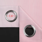 Pink and Greyish White Ombre Blackout Curtains - Image 7