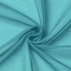 Turquoise Valances for Windows, Turquoise Sheer Curtains 14 Inch Length 2 Pack - Image 9
