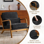 Karl home Mid Century Modern Accent Chair - Image 4