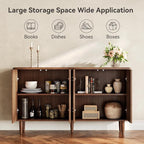 LITTLE TREE 59-Inch Buffet Cabinet Sideboard - Image 6